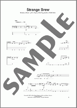 Strange Brew(Cream) 楽譜 ベース ダウンロード
