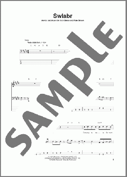 Swlabr(Cream) 楽譜 ベース ダウンロード
