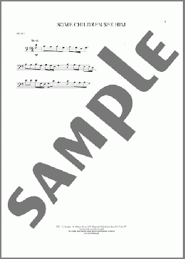 Some Children See Him(Alfred Burt/Wihla Hutson) 楽譜 チェロ ダウンロード