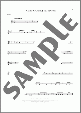 Takin' Care Of Business(Bachman-Turner Overdrive) 楽譜 ホルンソロ ダウンロード