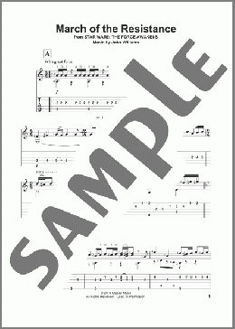 March Of The Resistance(John Williams) 楽譜 ギター（その他） ダウンロード