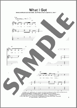 What I Got(Sublime) 楽譜 ギター（ソロ） ダウンロード
