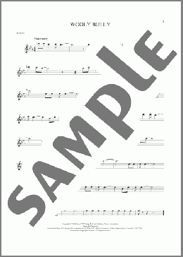 Wooly Bully(Sam The Sham & The Pharaohs) 楽譜 フルート ダウンロード