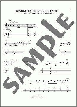 March Of The Resistance(John Williams) 楽譜 その他 ダウンロード