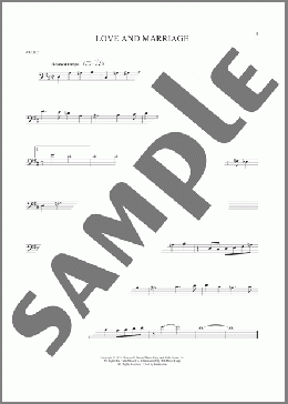 Love And Marriage(Sammy Cahn/James Van Heusen) 楽譜 チェロ ダウンロード