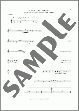 Heart And Soul(Frank Loesser/Hoagy Carmichael) 楽譜 テナーサックス（ソロ） ダウンロード
