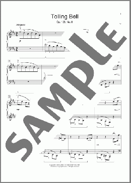 The Tolling Bell, Op. 125, No. 8(Stephen Heller) 楽譜 ピアノ（ソロ） ダウンロード
