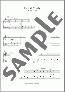 Lyrical Etude(Ferdinand Beyer) 楽譜 ピアノ（ソロ） ダウンロード