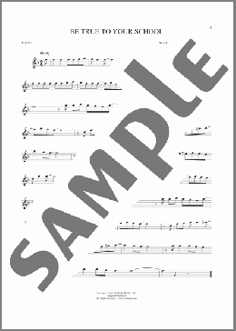 Be True To Your School(The Beach Boys) 楽譜 フルート ダウンロード