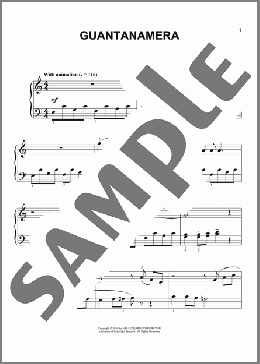 Guantanamera [Classical version] (arr. Phillip Keveren)(Cuban Folksong) 楽譜 ピアノ（ソロ） ダウンロード
