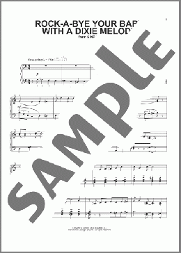 Rock-A-Bye Your Baby With A Dixie Melody [Jazz version] (arr. Phillip Keveren)(Al Jolson/Joe Young/Sam M. Lewis/Jean Schwartz) 楽譜 ピアノ（ソロ） ダウンロード