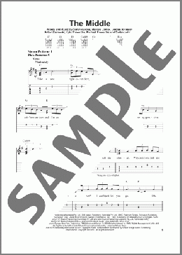 The Middle(Zedd, Maren Morris & Grey) 楽譜 ギター（ソロ） ダウンロード