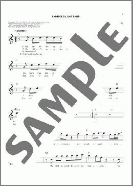 Same Old Lang Syne(Dan Fogelberg) 楽譜 その他 ダウンロード