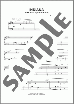 Indiana (Back Home Again In Indiana) [Jazz version] (arr. Phillip Keveren)(James F. Hanley/Ballard MacDonald) 楽譜 ピアノ（ソロ） ダウンロード