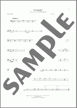 Tammy(Debbie Reynolds/The Ames Brothers) 楽譜 トロンボーン（ソロ） ダウンロード