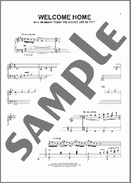 Welcome Home(Alexandre Desplat) 楽譜 ピアノ（ソロ） ダウンロード