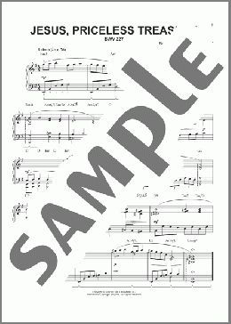 Jesus, Priceless Treasure, BWV 227 [Jazz version] (arr. Phillip Keveren)(Johann Sebastian Bach) 楽譜 ピアノ（ソロ） ダウンロード