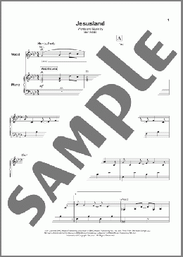 Jesusland(Ben Folds) 楽譜 その他 ダウンロード