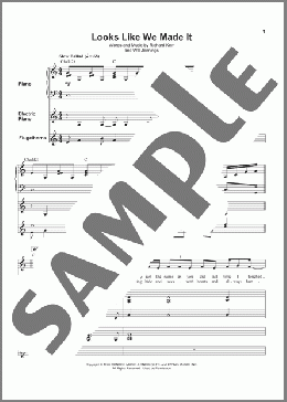 Looks Like We Made It(Barry Manilow) 楽譜 その他 ダウンロード