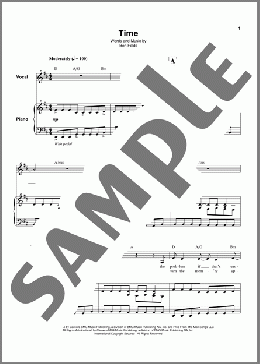 Time(Ben Folds) 楽譜 その他 ダウンロード