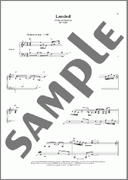 Landed(Ben Folds) 楽譜 その他 ダウンロード