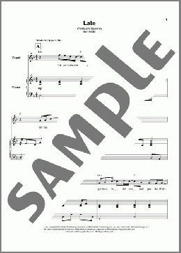 Late(Ben Folds) 楽譜 その他 ダウンロード
