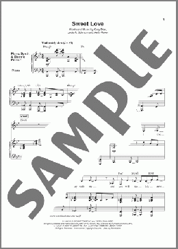 Sweet Love(Anita Baker) 楽譜 その他 ダウンロード