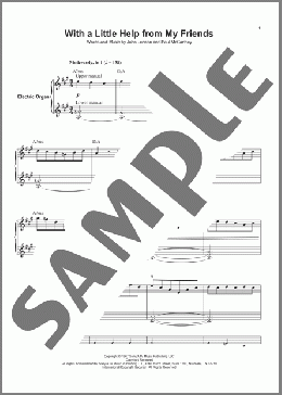 With A Little Help From My Friends(Joe Cocker/The Beatles/Sam And Mark) 楽譜 その他 ダウンロード