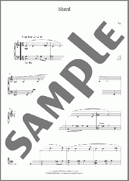 Shard(Neil Cowley) 楽譜 ピアノ（ソロ） ダウンロード