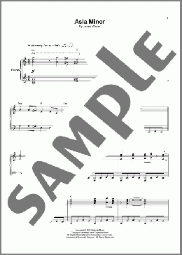 Asia Minor(Kokomo) 楽譜 その他 ダウンロード