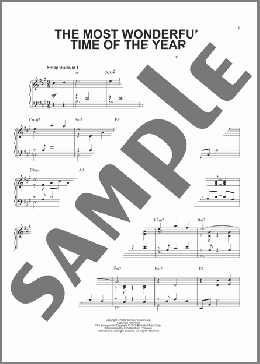 The Most Wonderful Time Of The Year [Jazz version] (arr. Brent Edstrom)(Eddie Pola) 楽譜 ピアノ（ソロ） ダウンロード