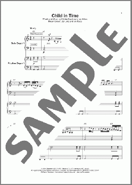 Child In Time(Jon Lord/Deep Purple) 楽譜 その他 ダウンロード