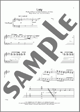 Lazy(Jon Lord/Deep Purple) 楽譜 その他 ダウンロード