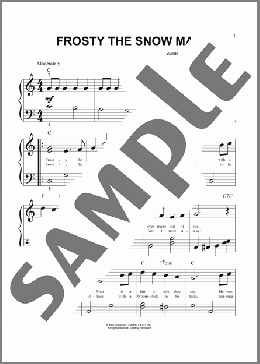 Frosty The Snow Man(Steve Nelson) 楽譜 ピアノ（ソロ） ダウンロード