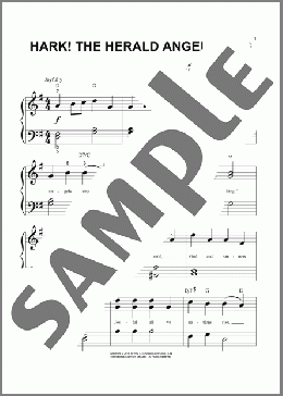 Hark! The Herald Angels Sing(Charles Wesley) 楽譜 ピアノ（ソロ） ダウンロード
