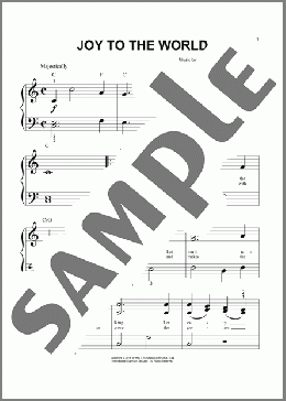 Joy To The World(Isaac Watts/Lowell Mason) 楽譜 ピアノ（ソロ） ダウンロード