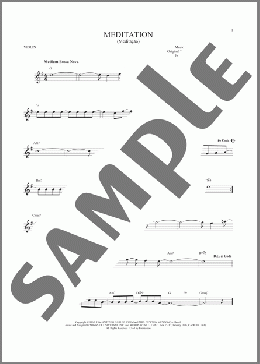 Meditation (Meditacao)(Charlie Byrd w／The Walter Raim Strings) 楽譜 バイオリン ダウンロード