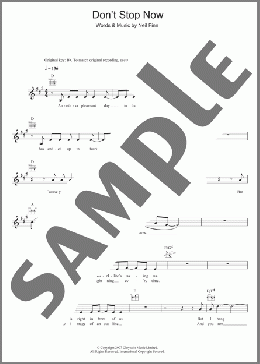 Don't Stop Now(Crowded House) 楽譜 その他 ダウンロード