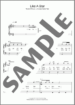 Like A Star(Corinne Bailey Rae) 楽譜 ピアノ（ソロ） ダウンロード