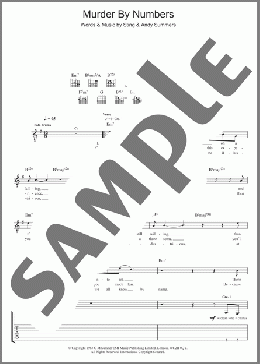 Murder By Numbers(The Police) 楽譜 ギター（ソロ） ダウンロード