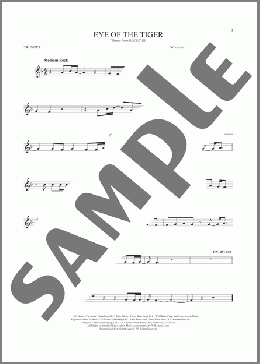 Eye Of The Tiger(Survivor) 楽譜 トランペット（ソロ） ダウンロード