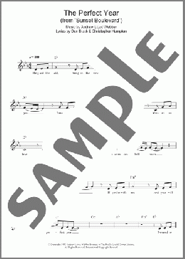The Perfect Year (from Sunset Boulevard)(Dina Carroll) 楽譜 その他 ダウンロード