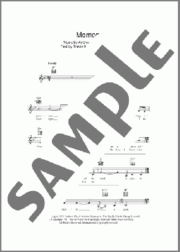 Memory (from Cats)(Andrew Lloyd Webber) 楽譜 その他 ダウンロード
