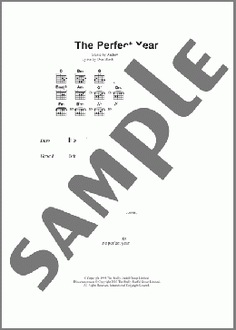 The Perfect Year (from Sunset Boulevard)(Dina Carroll) 楽譜 ギター（コード） ダウンロード