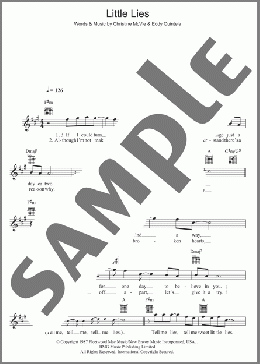 Little Lies(Fleetwood Mac) 楽譜 その他 ダウンロード