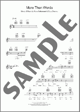 More Than Words(Extreme) 楽譜 その他 ダウンロード