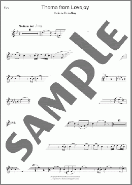 Theme from Lovejoy(Denis King) 楽譜 フルート ダウンロード