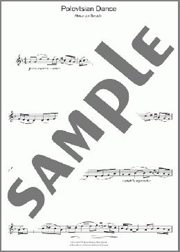 Polovtsian Dance(Alexander Borodin) 楽譜 クラリネット ダウンロード