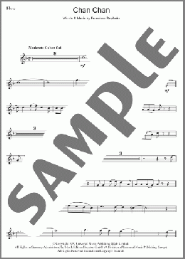 Chan Chan(Francisco Repilado) 楽譜 フルート ダウンロード