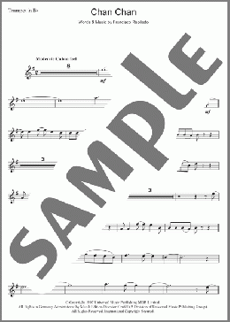 Chan Chan(Francisco Repilado) 楽譜 トランペット（ソロ） ダウンロード